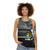 Zodiac Unisex Tank Top with Vintage Car Design - women