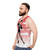 Unisex "Get Happy" Tank Top with Judy Garland Musical Icon Design - men side