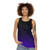 Celestial gradient unisex tank top - women