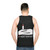 Unisex cycling tank top with Mont Ventoux design - men back