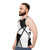Geometric pattern unisex tank top - men side