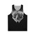 Black metal cat vintage karma unisex tank top