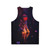 Unisex tank top with galaxy and cosmic design - Back