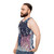 Monstera Melt Tropical Unisex Tank Top - men side