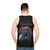 Zhavia Unisex Floral Tank Top - men back