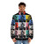 Doctor Who Cybermen Warhol Puffer Jacket featuring pop art design - men front