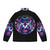 Cyber Geisha Dreams Puffer Jacket with Neon Accents and Futuristic Design - Back