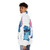 Cute Stitch Puffer Jacket with Lilo and Stitch Flowers - men side left