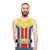 Colorful Unisex Zenkaiser Super Sentai Tank Top - men