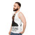 Unisex tank top with George Floyd and Black Lives Matter design - men side
