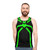 Stealth spider green unisex tank top - men