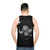 Black hole unisex tank top design - men back
