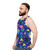 Geometric 90s Unisex Tank Top - men side