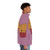 Cute muffin-themed puffer jacket with kawaii design - men side right