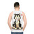 Black Hayate Unisex Tank Top - men back