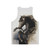 Black stallion unisex tank top - Back