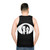 Mono and Six unisex black gaming tank top - men back