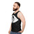 Mono and Six unisex black gaming tank top - men side