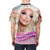 Valentina-inspired drag queen t-shirt with an all-over print design - men back