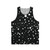 Unisex tank top with a galaxy print design