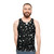 Unisex tank top with a galaxy print design - men
