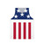 Patriotic stars and stripes unisex tank top