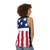 Stars and Stripes Firestarter Unisex Tank Top - women back