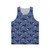 Starry whale shark unisex tank top