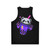Starry panda bubble tea unisex tank top - Back