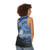 Starry Night Van Gogh Inspired Unisex Tank Top - women back