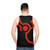 Unisex tank top in modern style - men back