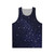 Starry night sky unisex tank top