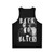 Unisex tank top with soul music and vintage Amy Winehouse design - Back