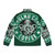 Cthulhu puffer jacket with coffee and octopus design - Back