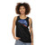 Starman in Tesla Roadster in Space Tank Top - women