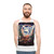 Vintage graffiti inspired unisex tank top - men