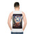 Vintage graffiti inspired unisex tank top - men back