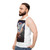 Vintage graffiti inspired unisex tank top - men side