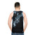 Unisex snowflake pattern tank top - men back