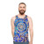 Gaudi Barcelona mosaic unisex tank top - men