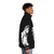 Crybaby puffer jacket with Gothic and SoundCloud rap inspired design - men side right