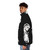 Crybaby puffer jacket with Gothic and SoundCloud rap inspired design - men side left