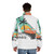 Cruel Summer Puffer Jacket with Nature Inspired Design - men back