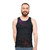 Geometric abstract polygon mosaic unisex tank top - men