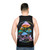 Psychedelic mushroom-inspired unisex tank top - men back