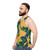 Morning glory unisex tank top featuring Edo period Japanese artwork - men side