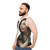 Bjork Aesthetic Vaporwave Unisex Tank Top - men side