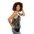 Bjork Aesthetic Vaporwave Unisex Tank Top - women side