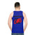 Unisex hobby tank top with car enthusiast and sports designs - men back
