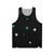 Unisex tank top with a star pattern design